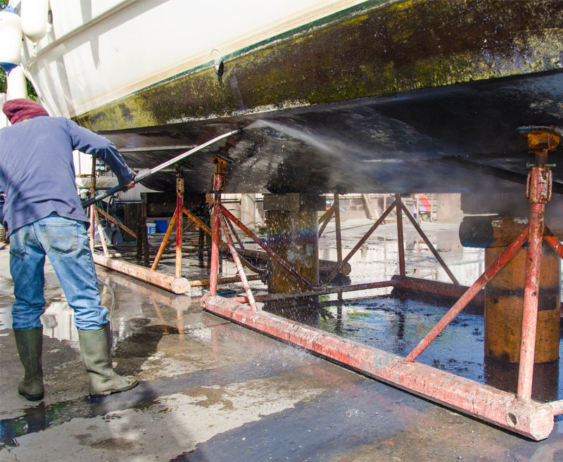 Entretien de bateau