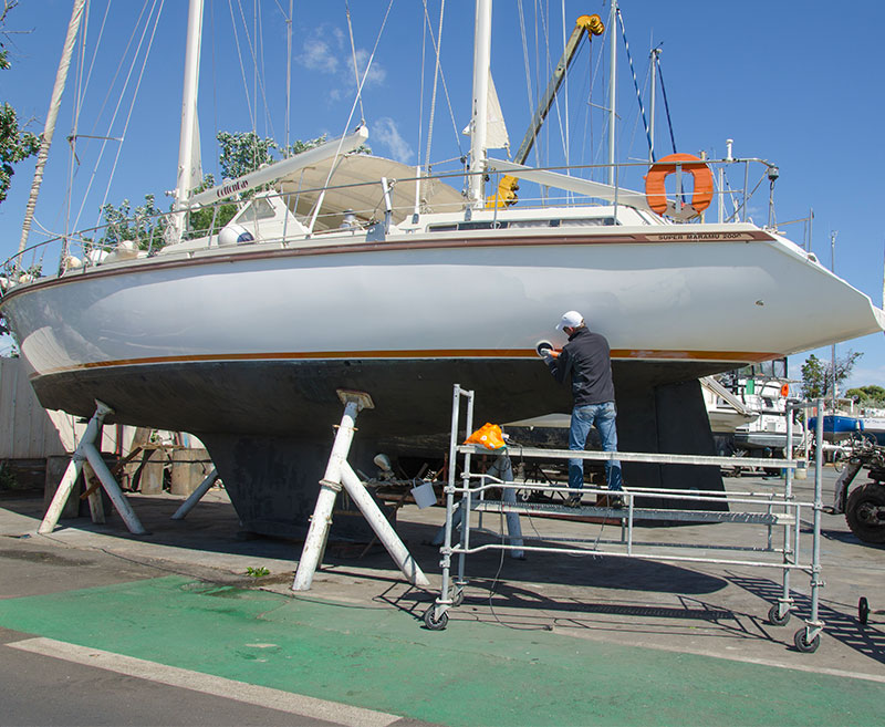 Entretien de bateau