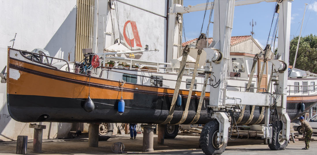 Chantier Naval Allemand Grau d'Agde Méditerranée Hérault