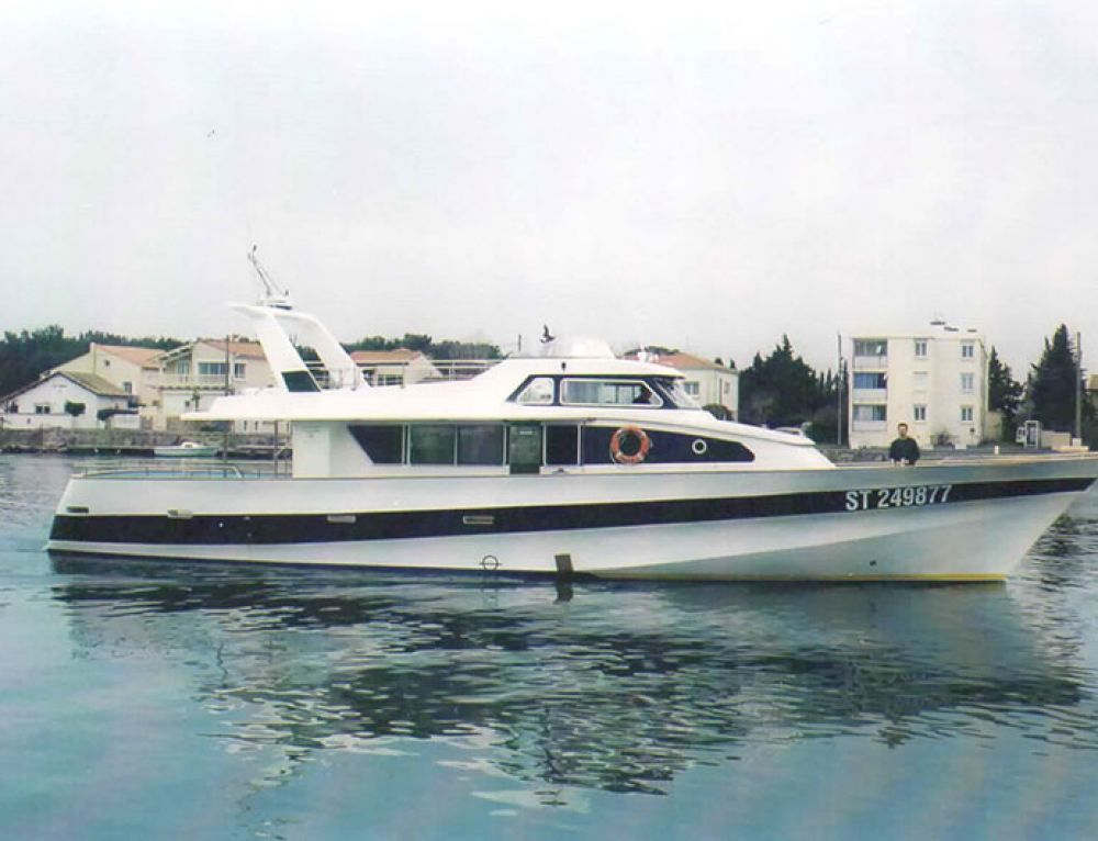 Photo Ancienne Bateau Lastovo Jadrolinija – Croatie – 15x10 Cm – Original 1974